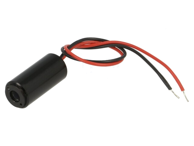 Module: laser; 1mW; rood; punt; 635nm; 4,5÷5,5VDC; 15÷40mA Module: laser; 1mW; rood; punt; 635nm; 4,5÷5,5VDC; 15÷40mA